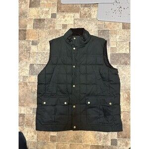 Men's L.L.Bean Upcountry Waxed Cotton Down Vest Size XL